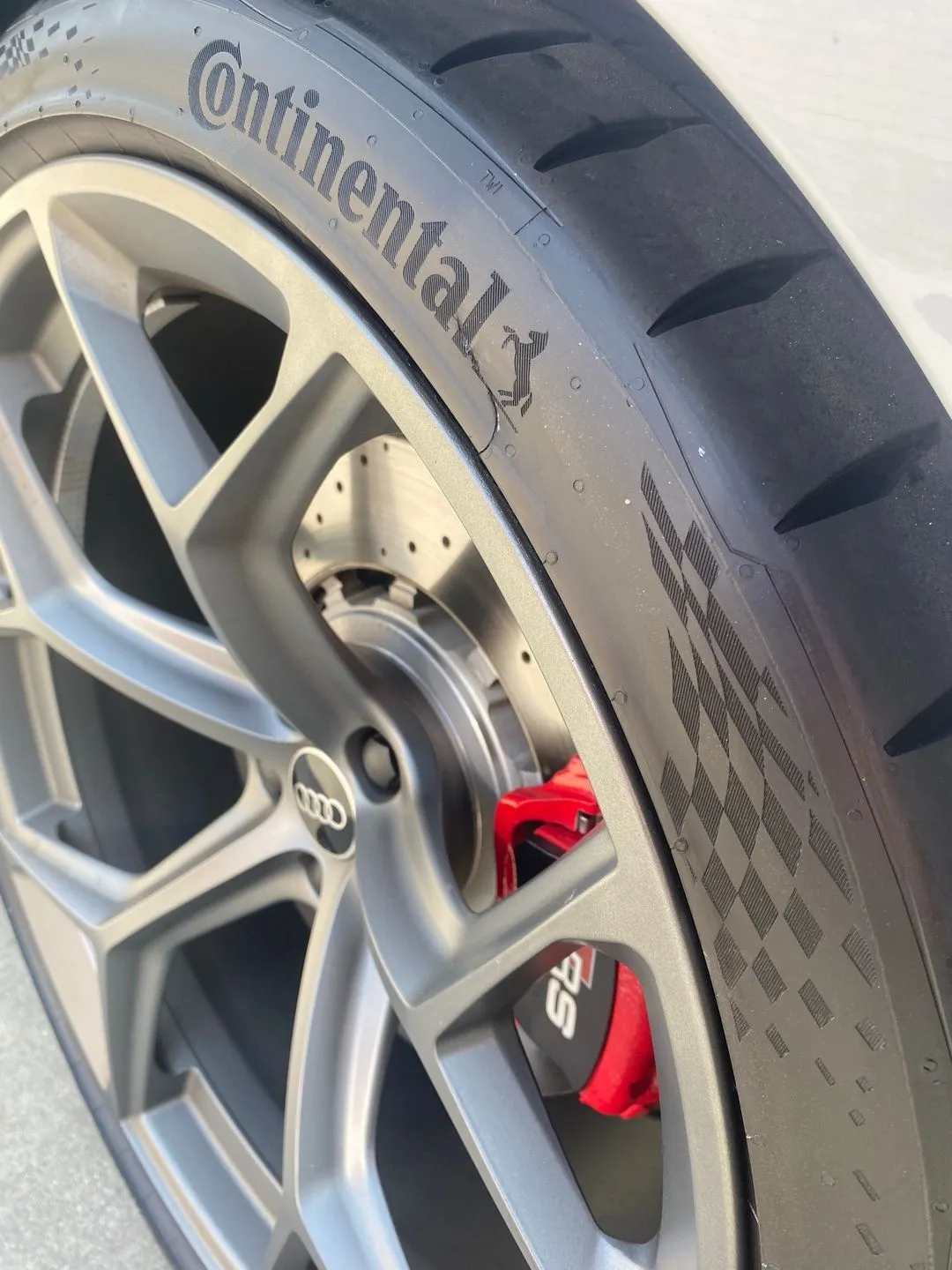 Audi alloy wheel curb rash repair before and after