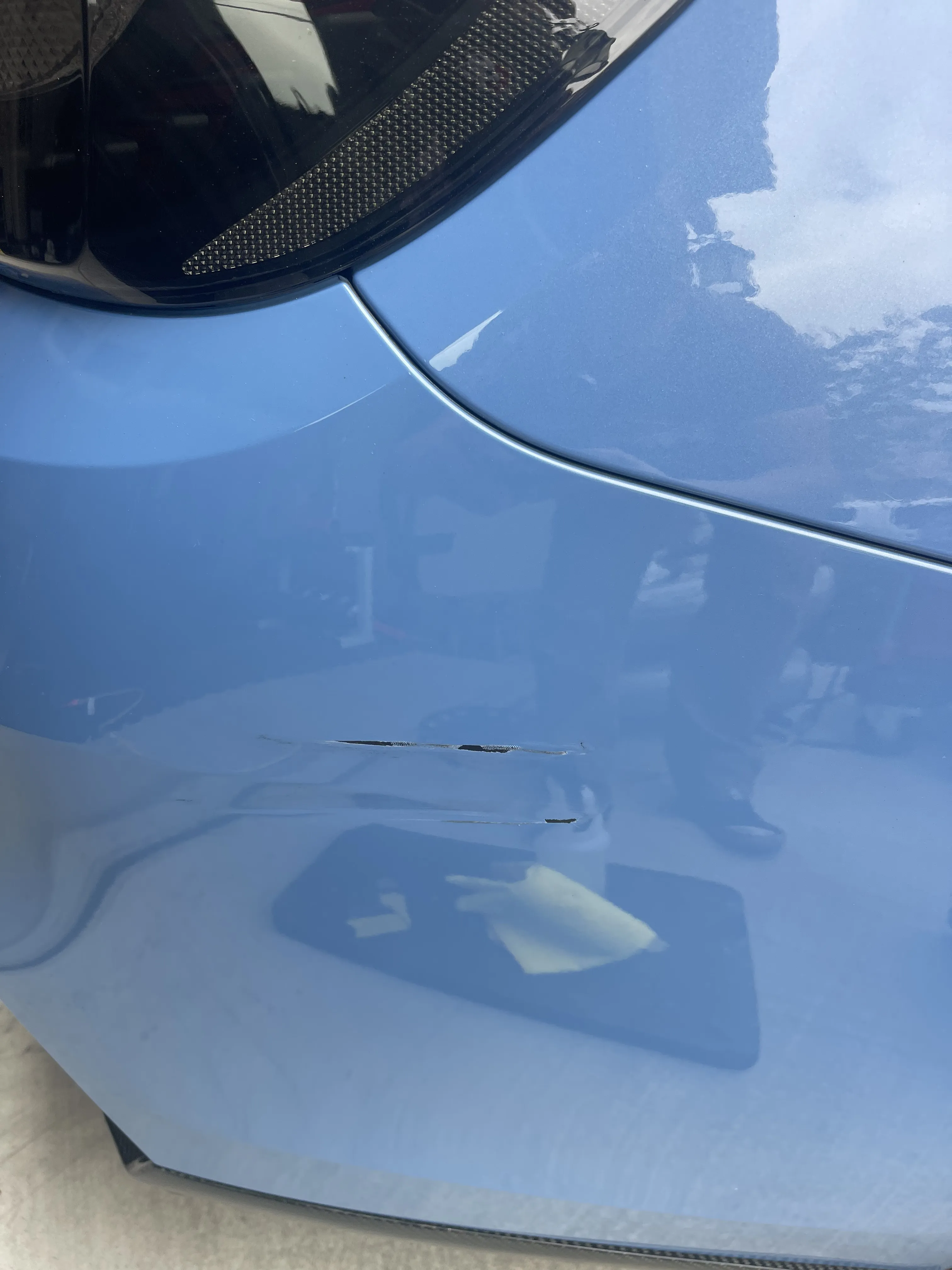 Professional bumper spot repair service Los Angeles