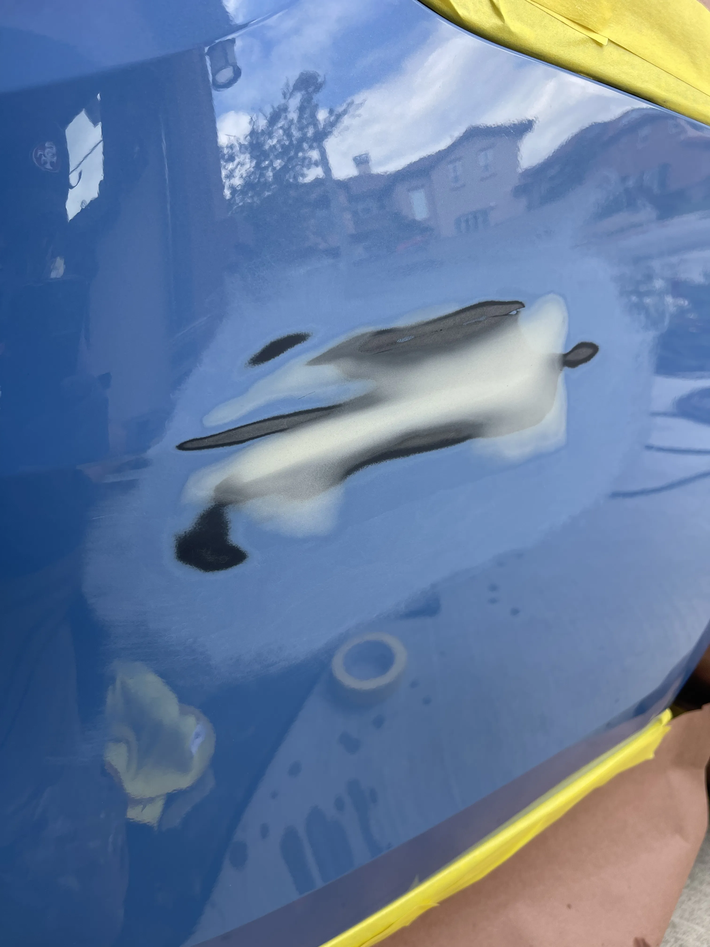 Bumper damage restoration mobile service