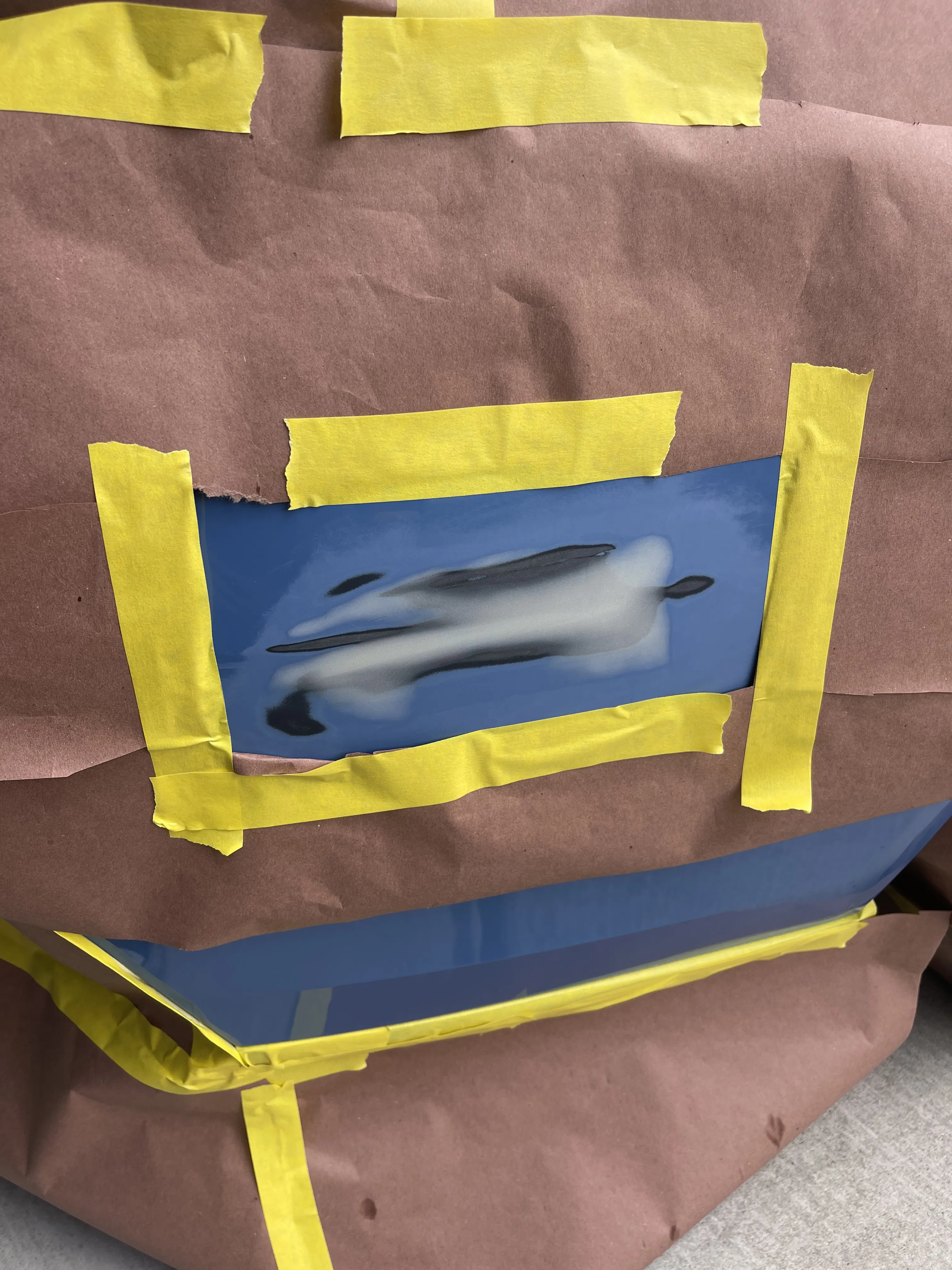 Bumper paint repair and color matching service