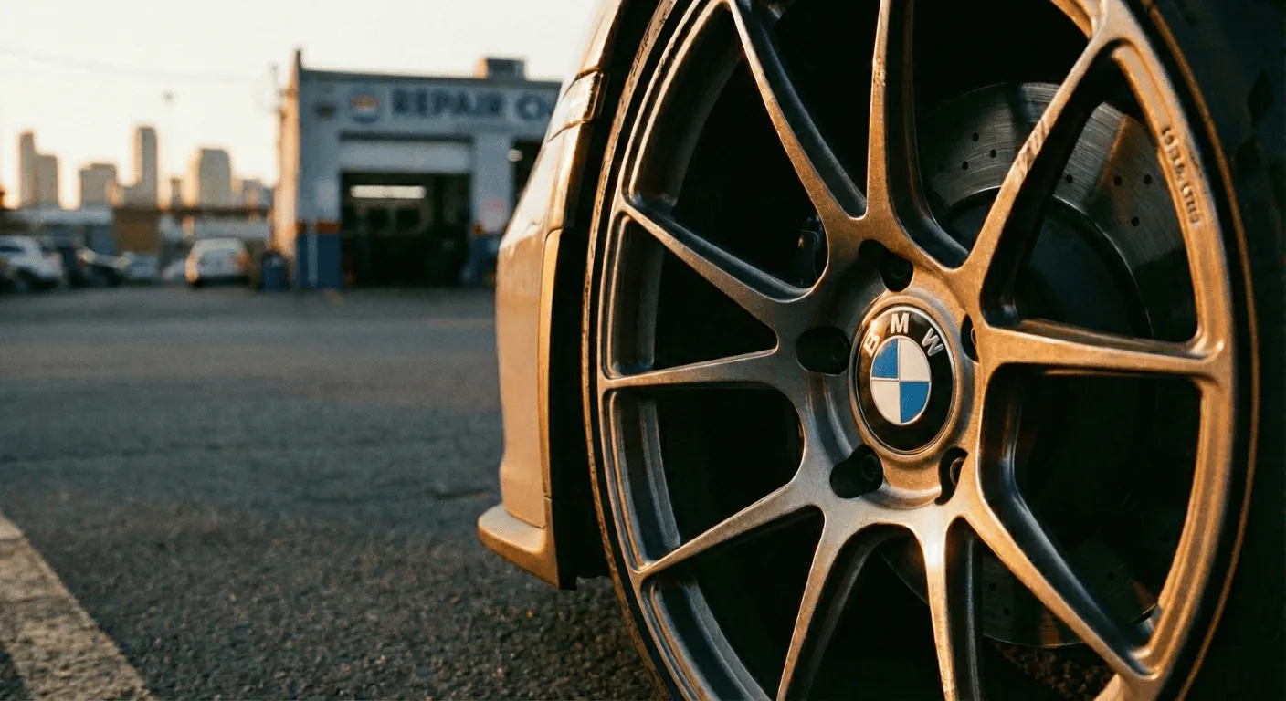 Professional alloy wheel repair service showcasing scratched and scuffed wheels restoration in Los Angeles and Orange County - HRZ Wheel Repair